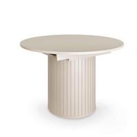 ESSTISCH Kaschmir rund  ausziehbar  - Kaschmir, MODERN, Holzwerkstoff (120-160/120/76,8cm) - home24