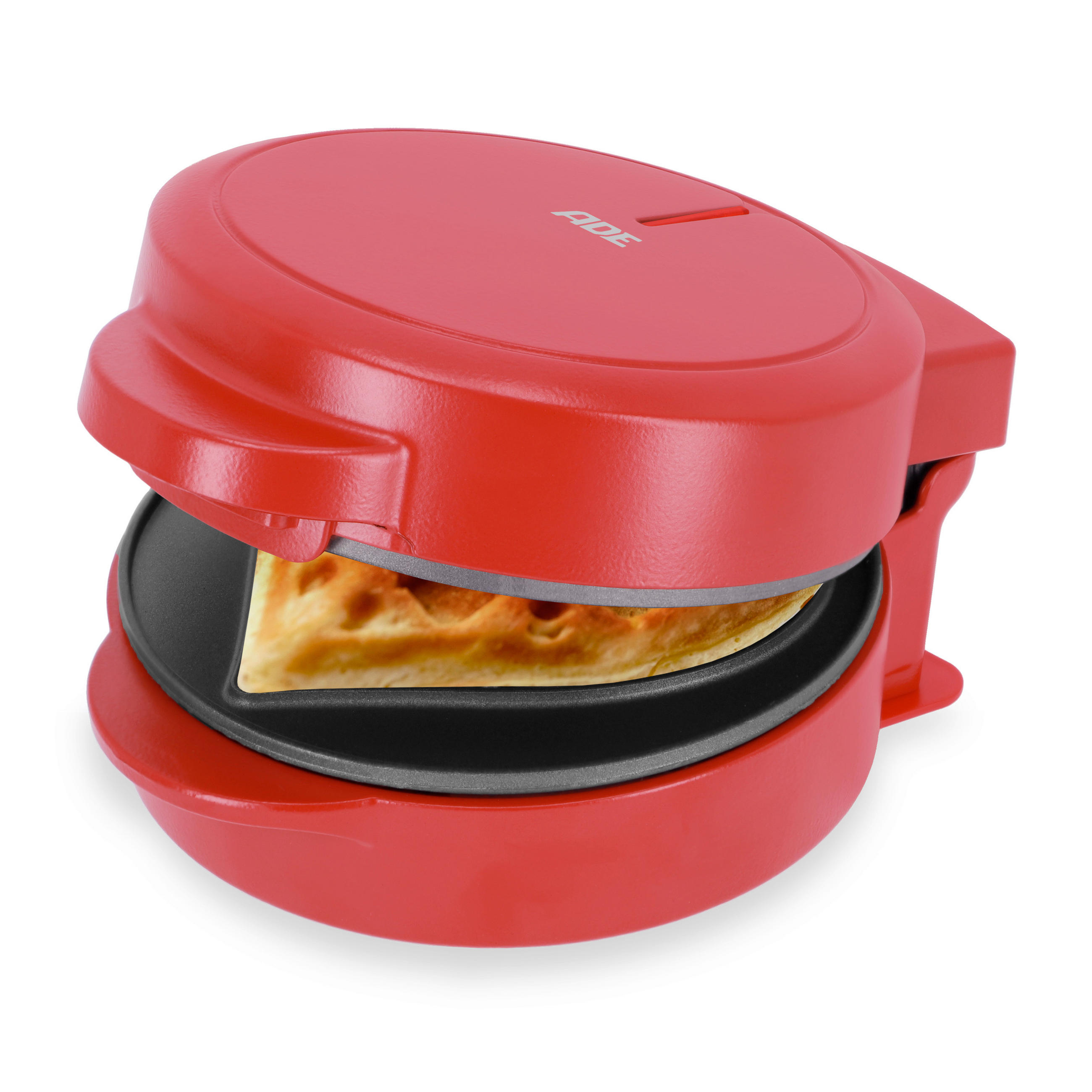 WAFFELEISEN  - Rot, Basics, Metall (12,9/8,7/16,4cm)