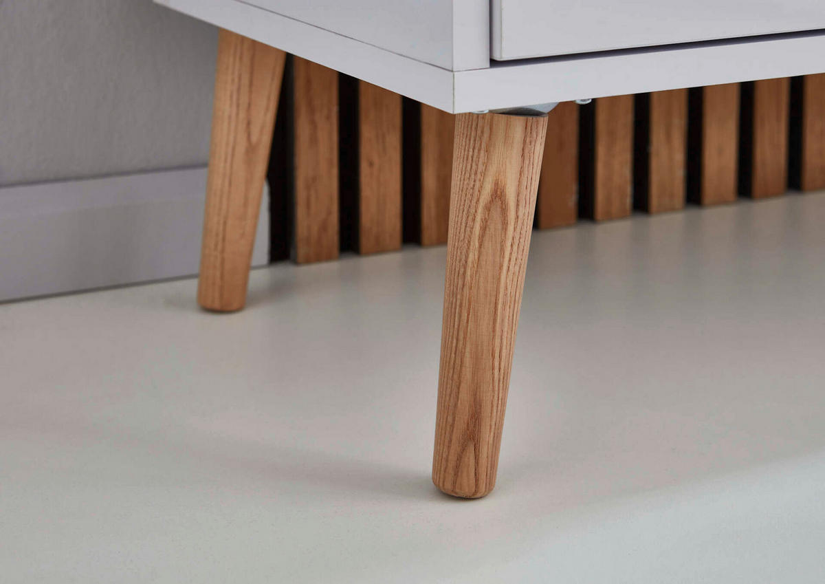 SIDEBOARD Mailand Set 13 + HF  in 211/86/33 cm  - Weiß Hochglanz/Weiß, MODERN, Holz/Holzwerkstoff (211/86/33cm) - MID.YOU