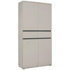 MEHRZWECKSCHRANK - Kaschmir/Anthrazit, KONVENTIONELL, Holzwerkstoff/Kunststoff (100/200/37cm) - Xora