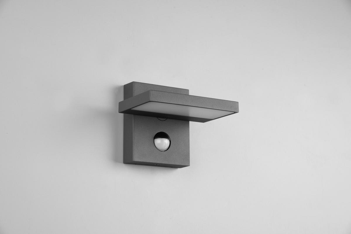 VÄGGLAMPA FÖR UTOMHUS - antracit, Design, metall (15/12/12,5cm) - Trio Leuchten