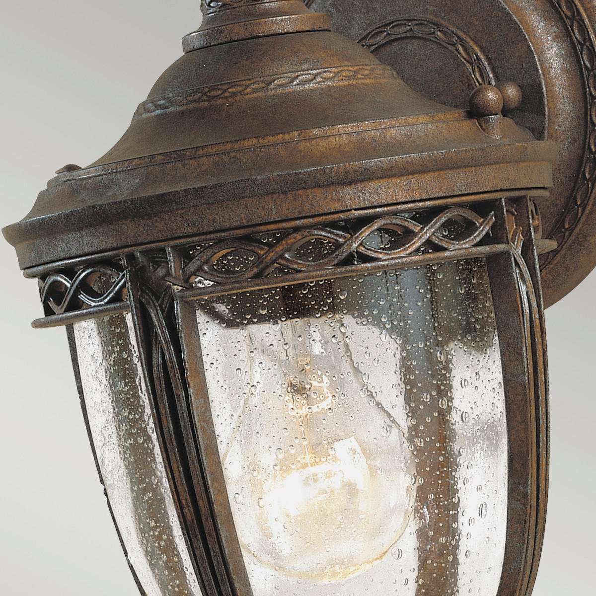 AUSSENWANDLEUCHTE - Bronzefarben, Konventionell, Glas/Metall (16.7/32.1/19.1cm) - Elstead Lighting
