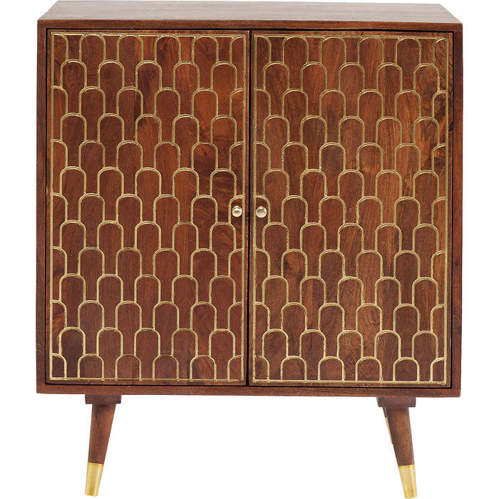 KOMMODE in 75/90/40 cm - Messingfarben/Goldfarben, Trend, Holz/Holzwerkstoff (75/90/40cm) - Kare-Design