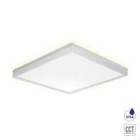 PLAFONIERĂ CU LED - alb, Basics, plastic (30/3/30cm)