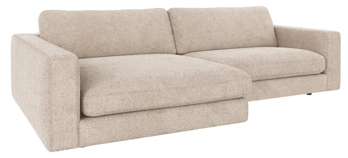 SOFFA i ljusgrå  - ljusgrå/svart, Klassisk, metall/trä (258/78/150cm) - Rowico