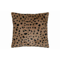 UKRASNI JASTUČIĆ   COZY  - smeđa/crna, Basics, tekstil (45/45cm)
