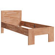 BETT 90/200 cm  in Kernbuche  - Kernbuche, Natur, Holz (90/200cm) - Linea Natura