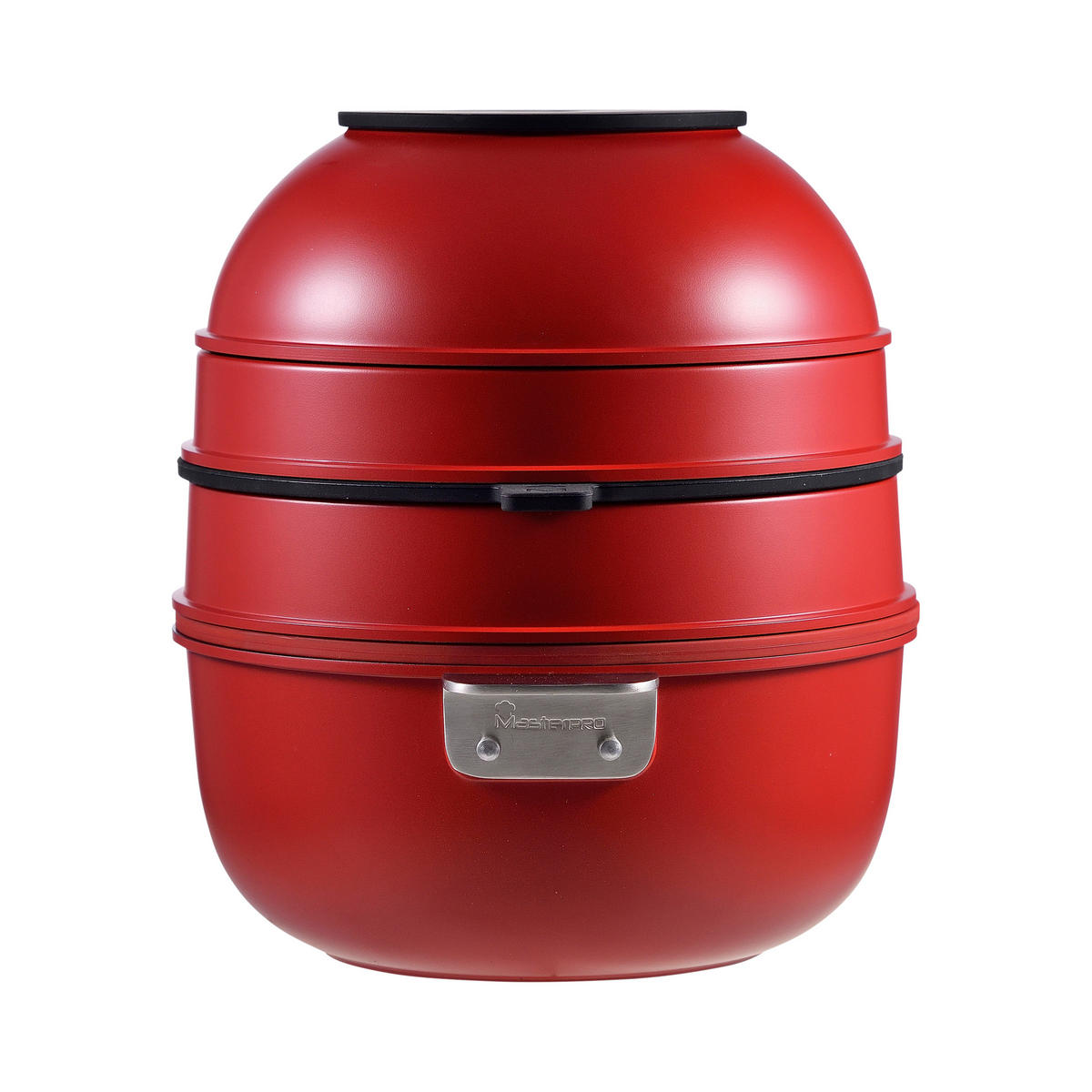 KOCHTOPFSET SHARE PLAY 10-teilig  - Rot/Schwarz, Basics, Glas/Metall (30.3/32/32.6cm) - Masterpro