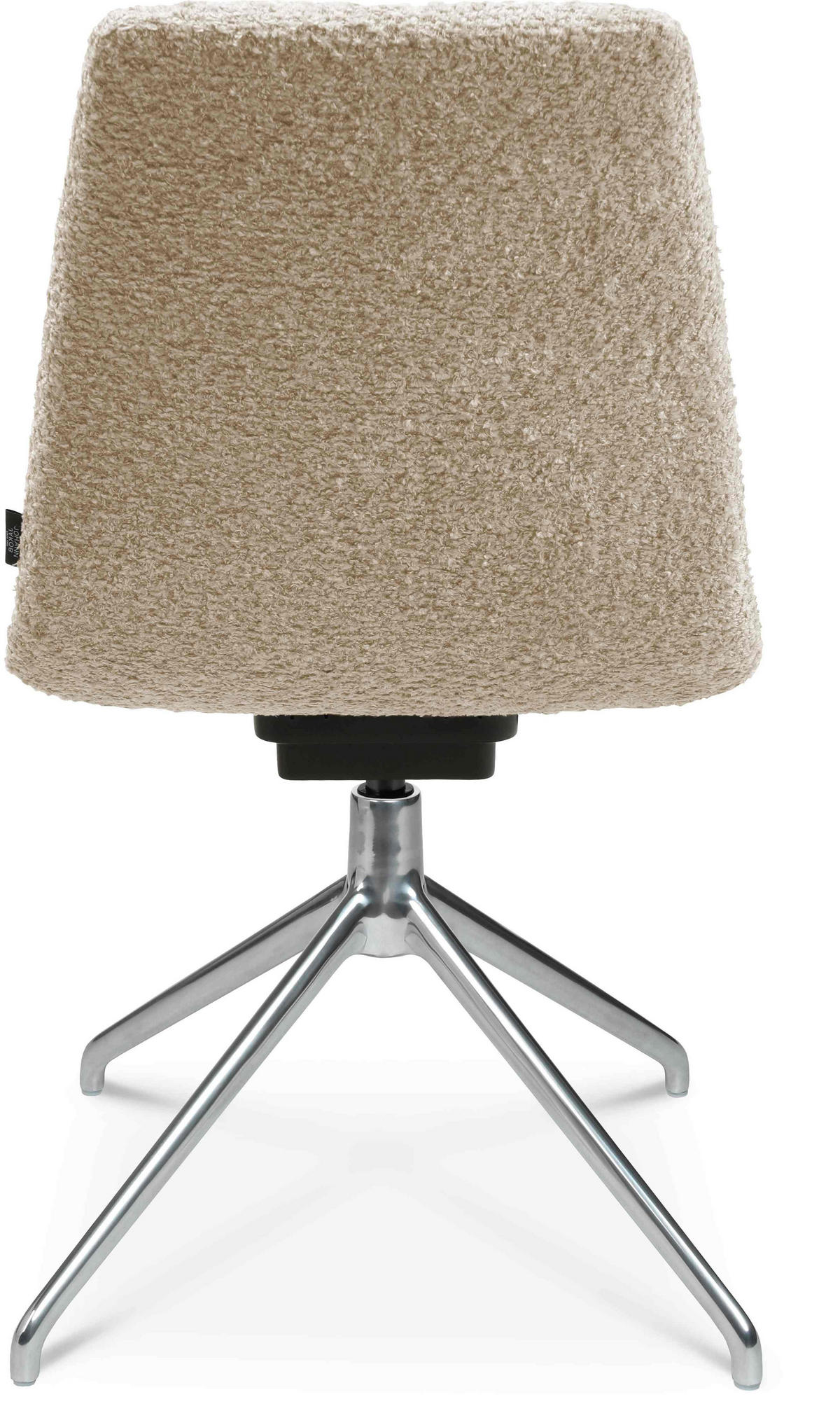 STUHL - Creme/Alufarben, Design, Textil/Metall (46/81,5-84,5/55cm) - Johann Jakob