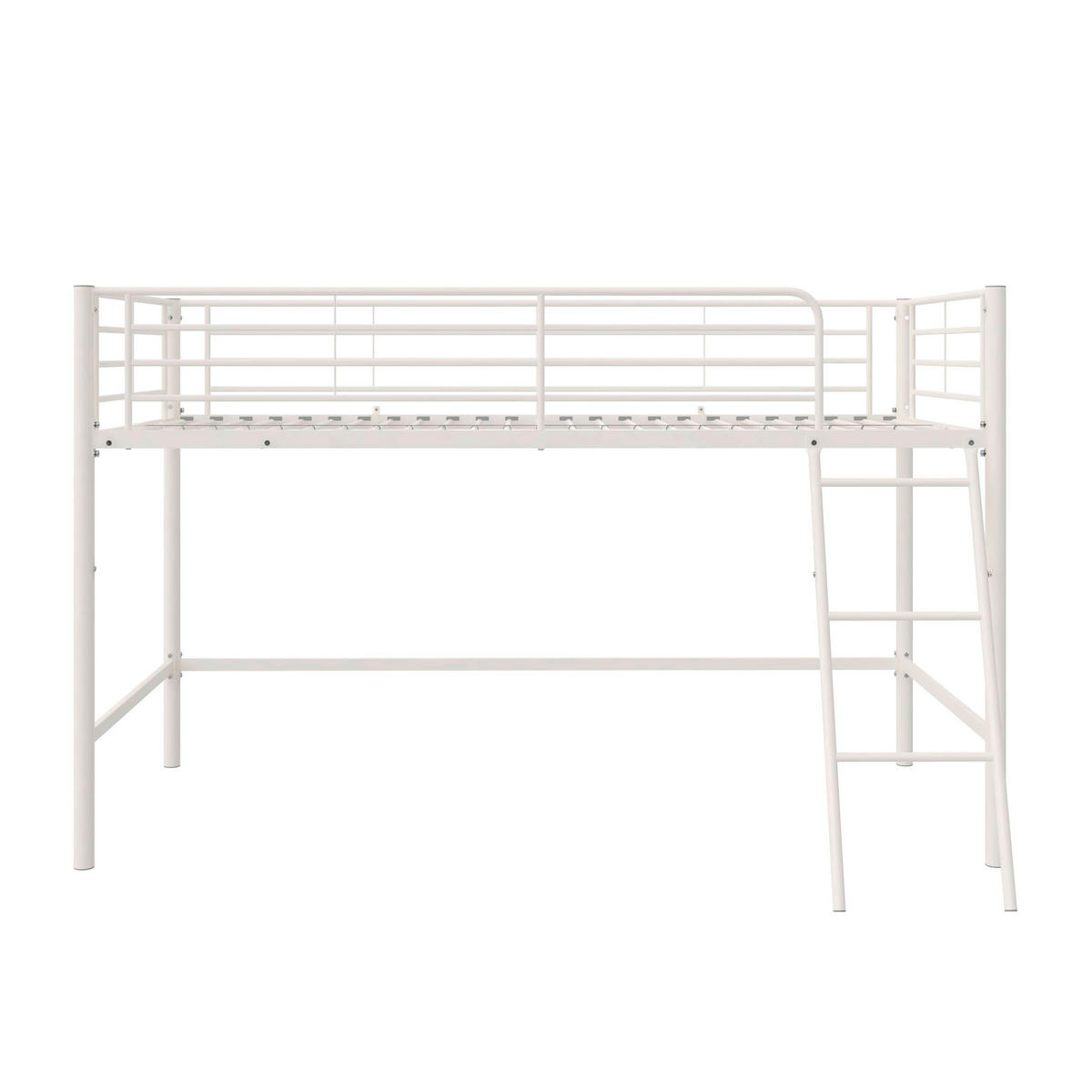 HOCHBETT  - Weiß, Design, Metall (207/129/130cm) - MID.YOU