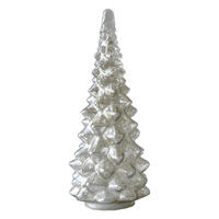 DEKOBAUM  - Silberfarben, LIFESTYLE, Glas (15/35cm) - X-Mas