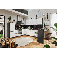 EINBAUKÜCHE   - Weiß, Design, Holzwerkstoff - Celina