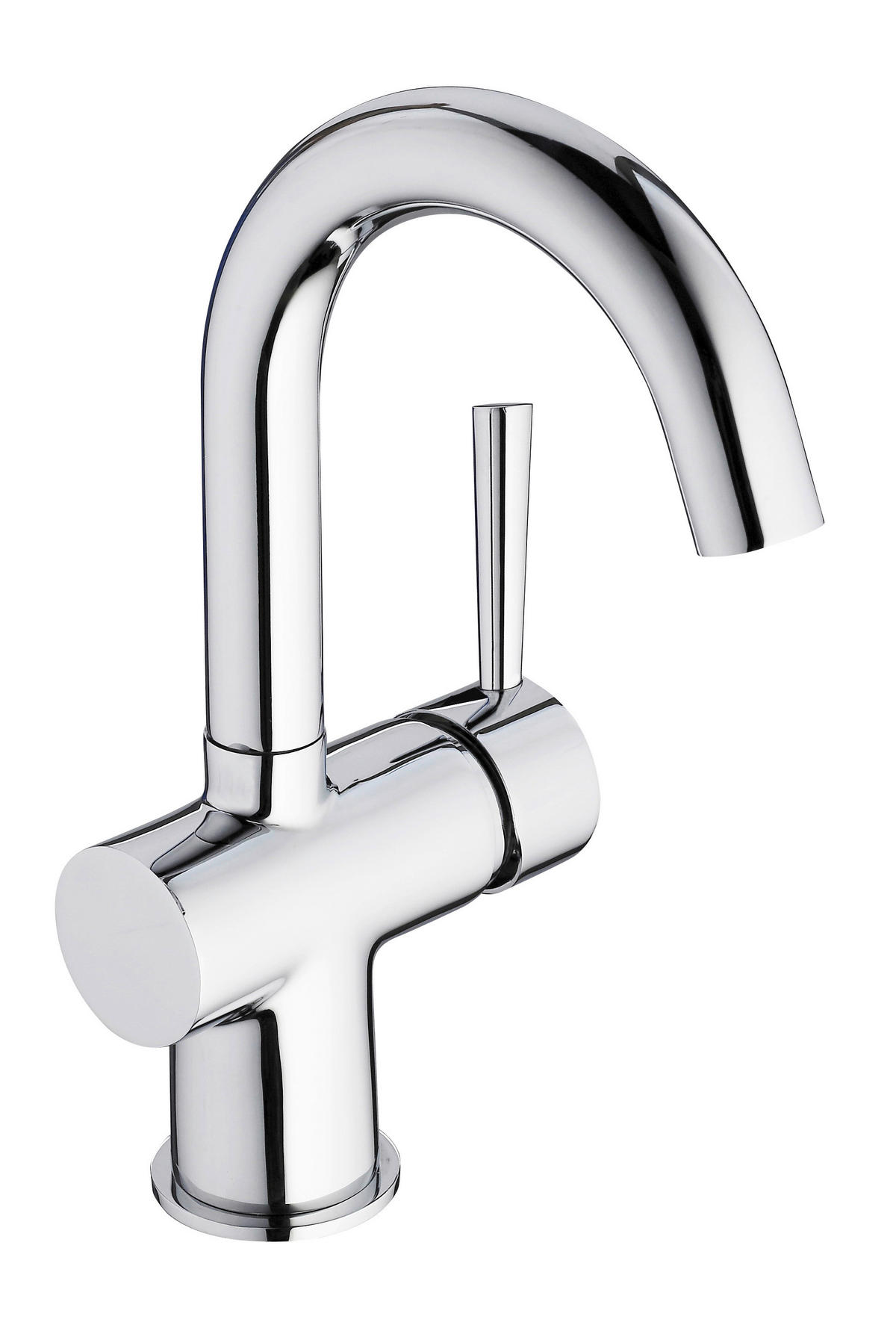 WASCHTISCHARMATUR 5,5/25,5/17,0 cm  - Chromfarben, Basics, Metall (5,5/25,5/17,0cm) - Schütte