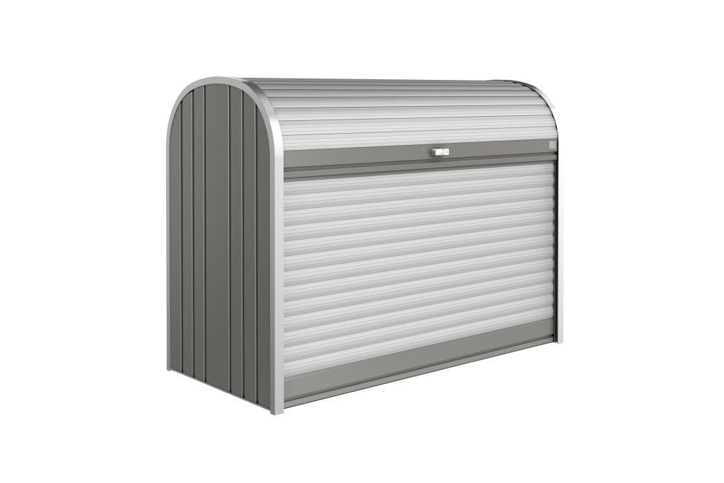 Biohort Rollladenbox Storemax Grau, Silber 117x109x73 cm