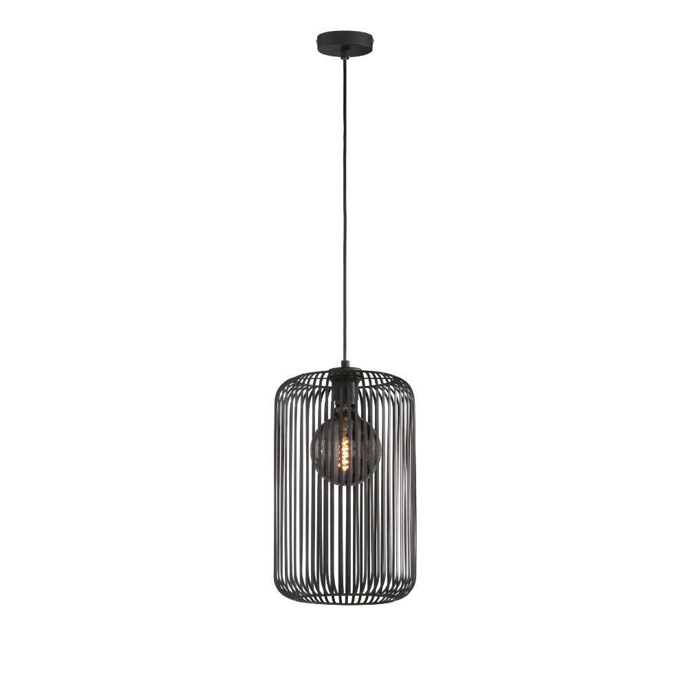PENDELLEUCHTE 25/150 cm  - Sandfarben/Schwarz, Design, Textil/Metall (25/150cm) - Schöner Wohnen