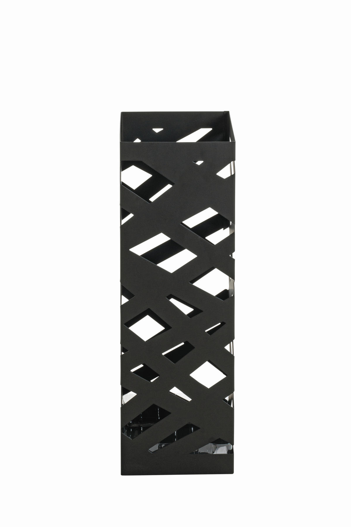 SCHIRMSTÄNDER Metall Schwarz  - Schwarz, Design, Metall (16/48/16cm)