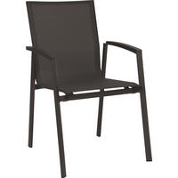 STAPELSESSEL Aluminium Anthrazit, Dunkelgrau  - Dunkelgrau/Anthrazit, Basics, Textil/Metall (57/89/65cm) - Stern