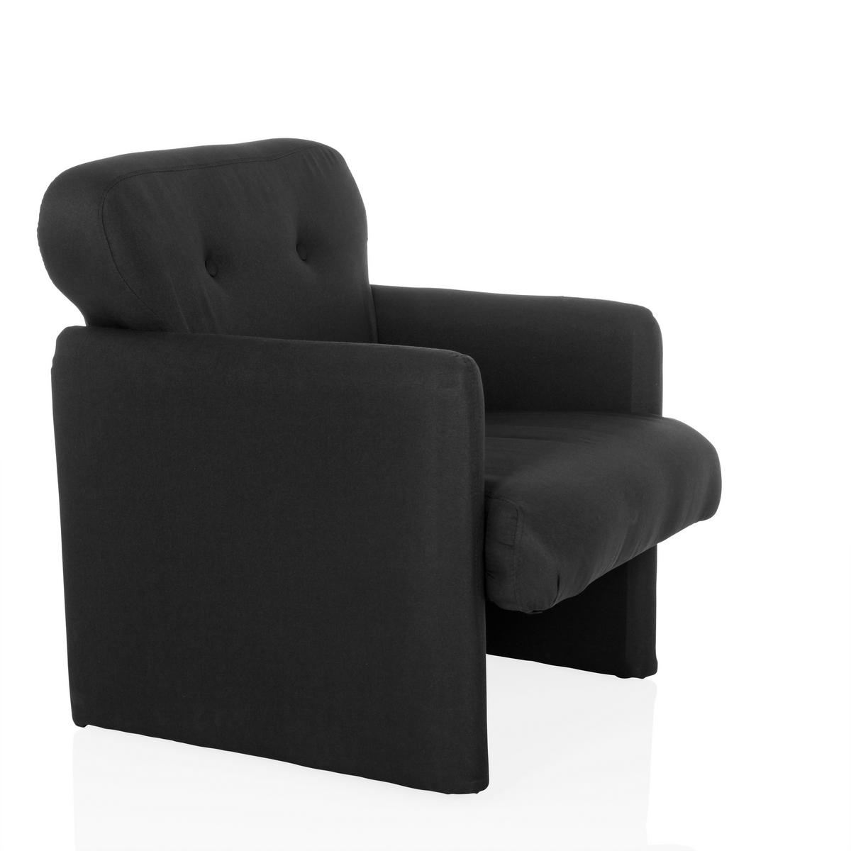 LOUNGEFÅTÖLJ  - svart, Modern, textil (66/77/74cm) - MID.YOU