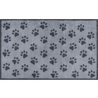 FLACHWEBETEPPICH 75/120 cm Paws Grey Grau  - Grau, Design, Kunststoff/Textil (75/120cm) - wash+dry