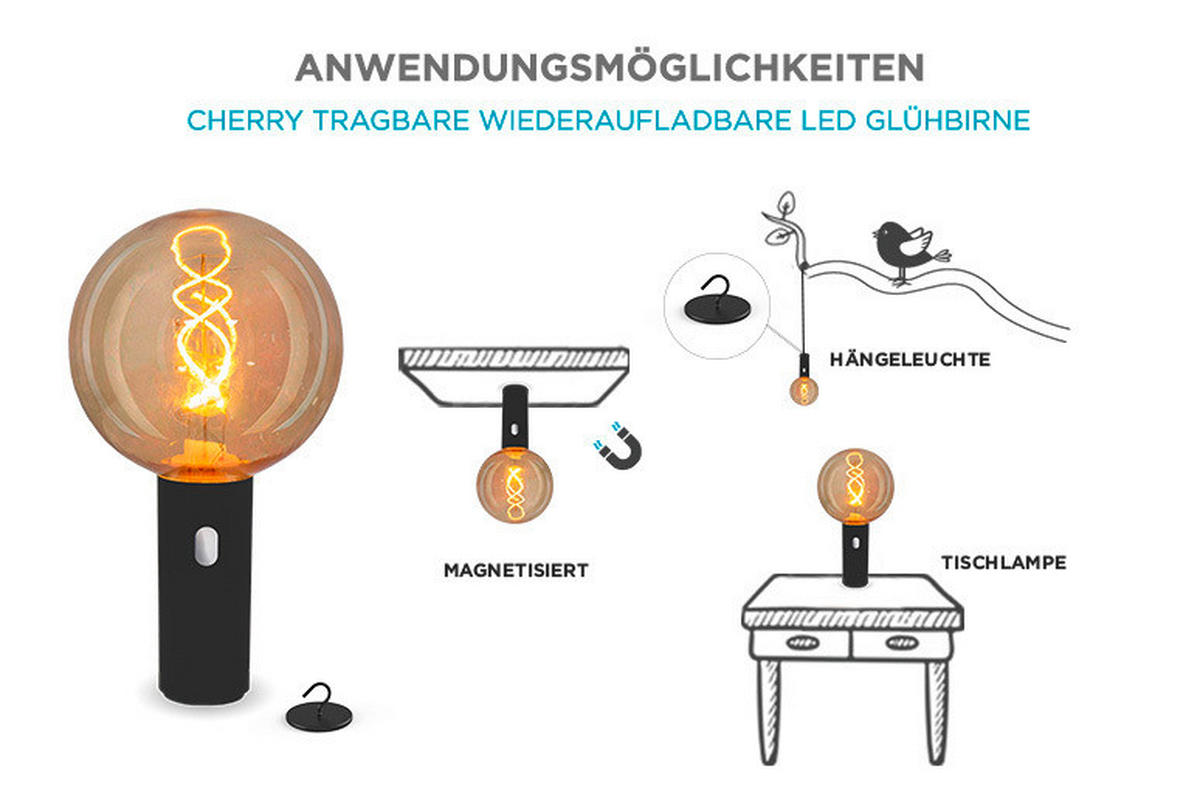 HÄNGELEUCHTE Edy 12,5/22,5 cm   - Schwarz, KONVENTIONELL, Kunststoff (12,5/22,5cm) - New Garden