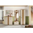 GARDEROBENSCHRANK  in 60/197/38 cm  - Kaschmir/Eichefarben, Basics, Holzwerkstoff/Kunststoff (60/197/38cm) - Xora