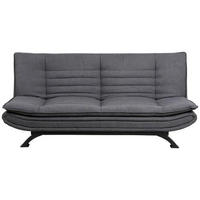 ZOFA S POSTELJNO FUNKCIJO,  temno siva tekstil  - temno siva/črna, Design, kovina/tekstil (196/91/98cm) - Carryhome