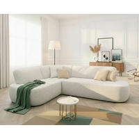ECKSOFA 200 029 Beigebraun Webstoff  - Beigebraun/Schwarz, MODERN, Kunststoff/Textil (280/214cm) - Livetastic