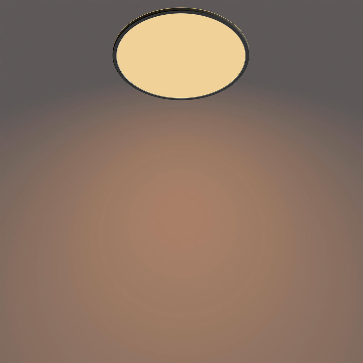 LED-DECKENLEUCHTE Superslim 42,5/34/2,8 cm   - Schwarz, KONVENTIONELL, Kunststoff (42,5/34/2,8cm) - Philips