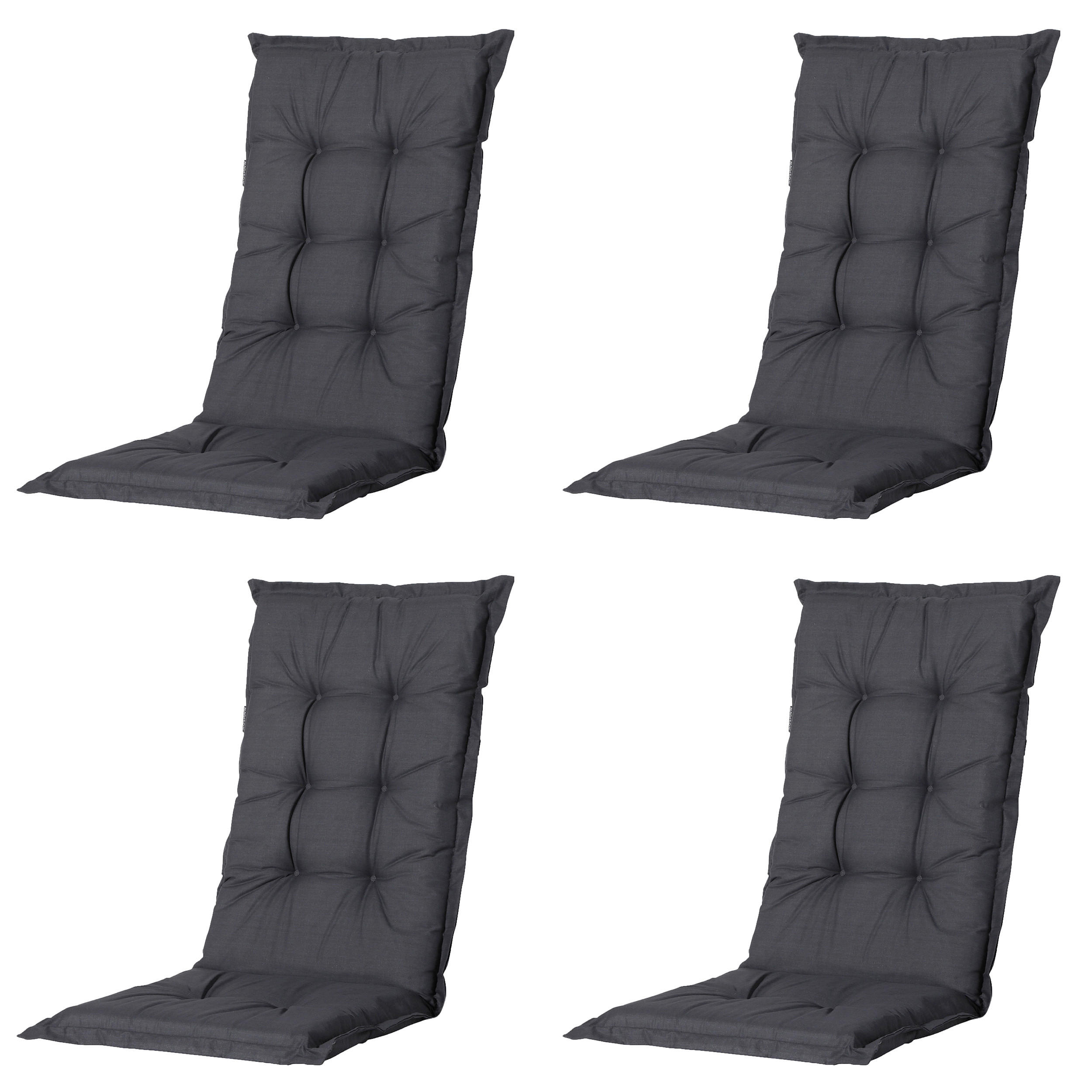 SESSELAUFLAGE in Schwarz  - Schwarz, MODERN, Textil (50/2/123cm) - Gardenson