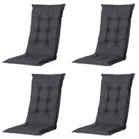 SESSELAUFLAGE in Schwarz  - Schwarz, MODERN, Textil (50/2/123cm) - Gardenson