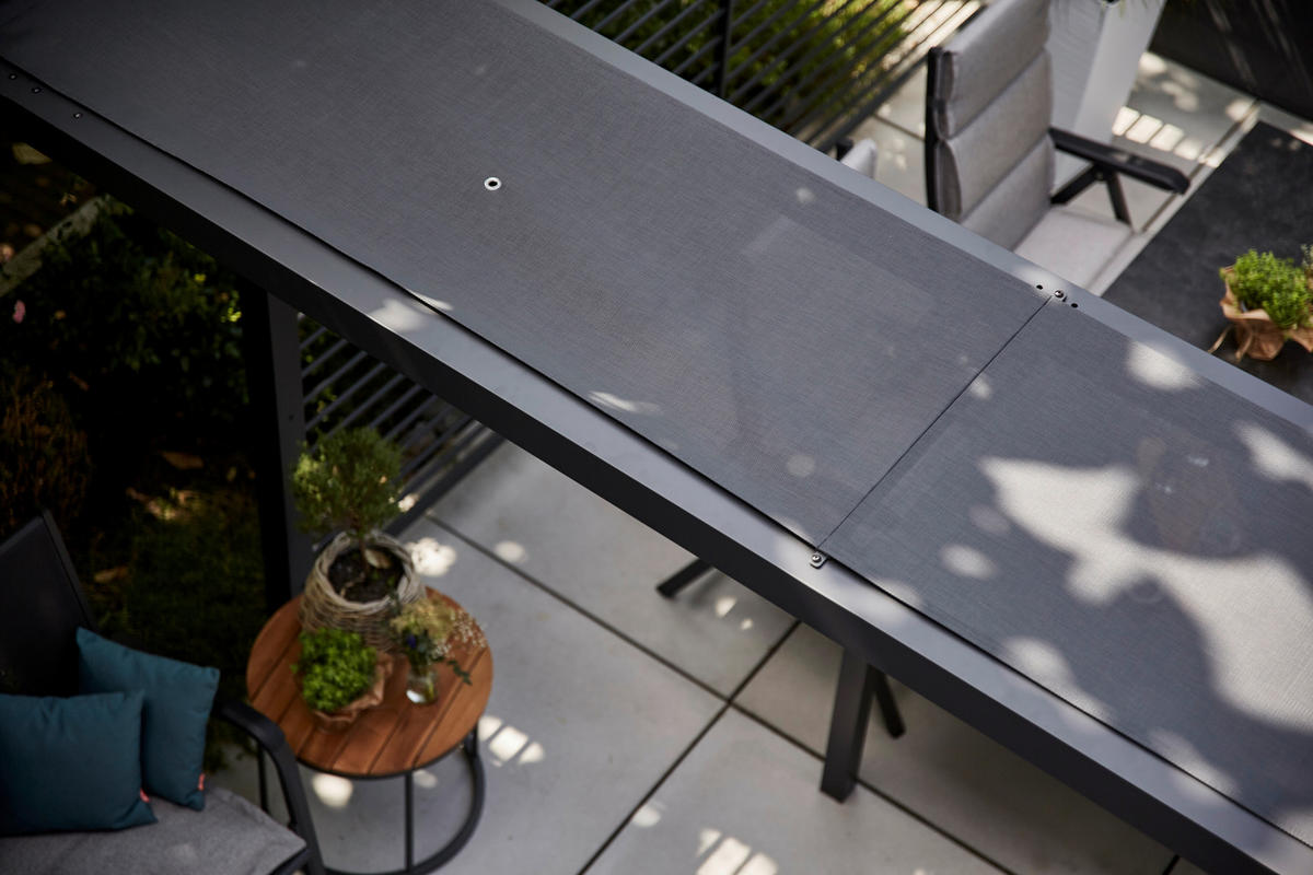PAVILLON-DACHERWEITERUNG 300/7,6/60 cm Aluminium  - Basics, Textil/Metall (300/7,6/60cm) - Siena Garden