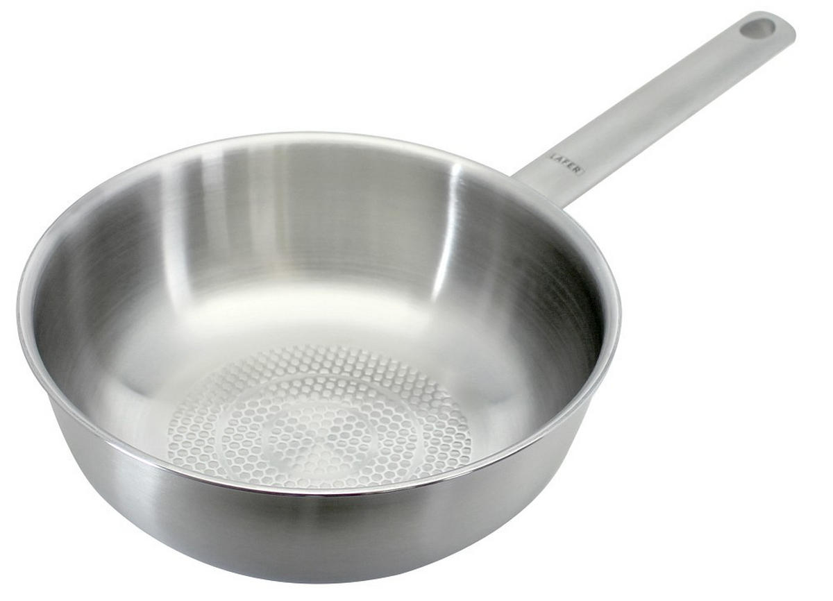 STIELKASSEROLLE Lafer  - Silberfarben, Basics, Metall (20cm) - Johann Lafer