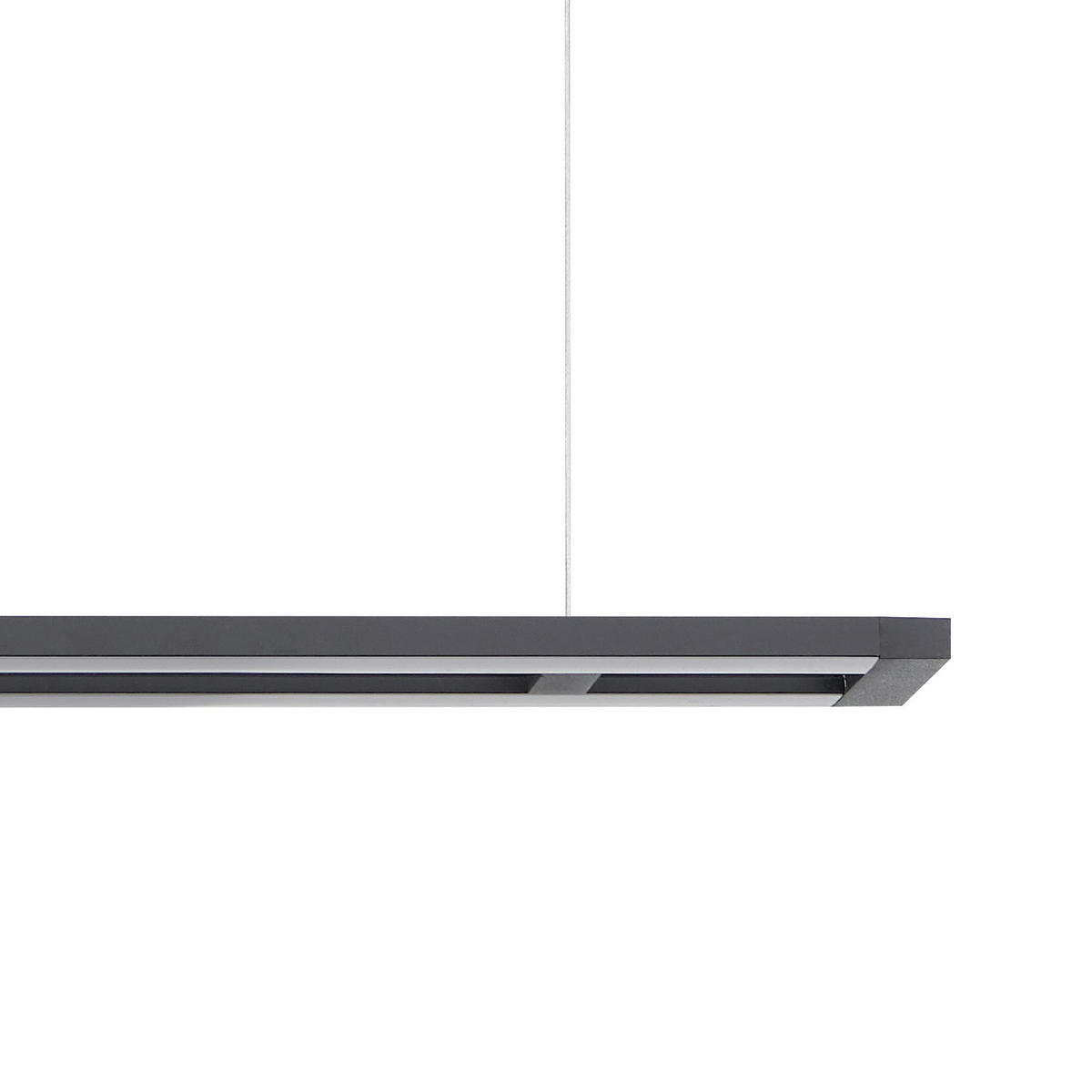 LED-HÄNGELEUCHTE 116/8,5/110 cm  - Schwarz/Weiß, Design, Kunststoff/Metall (116/8,5/110cm) - Eglo