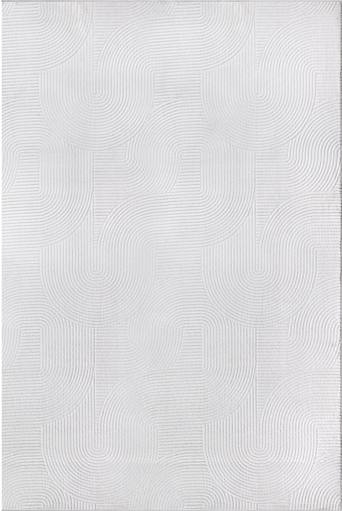WEBTEPPICH 140/200 cm Stilo Weiß  - Weiß, KONVENTIONELL, Textil (140/200cm)