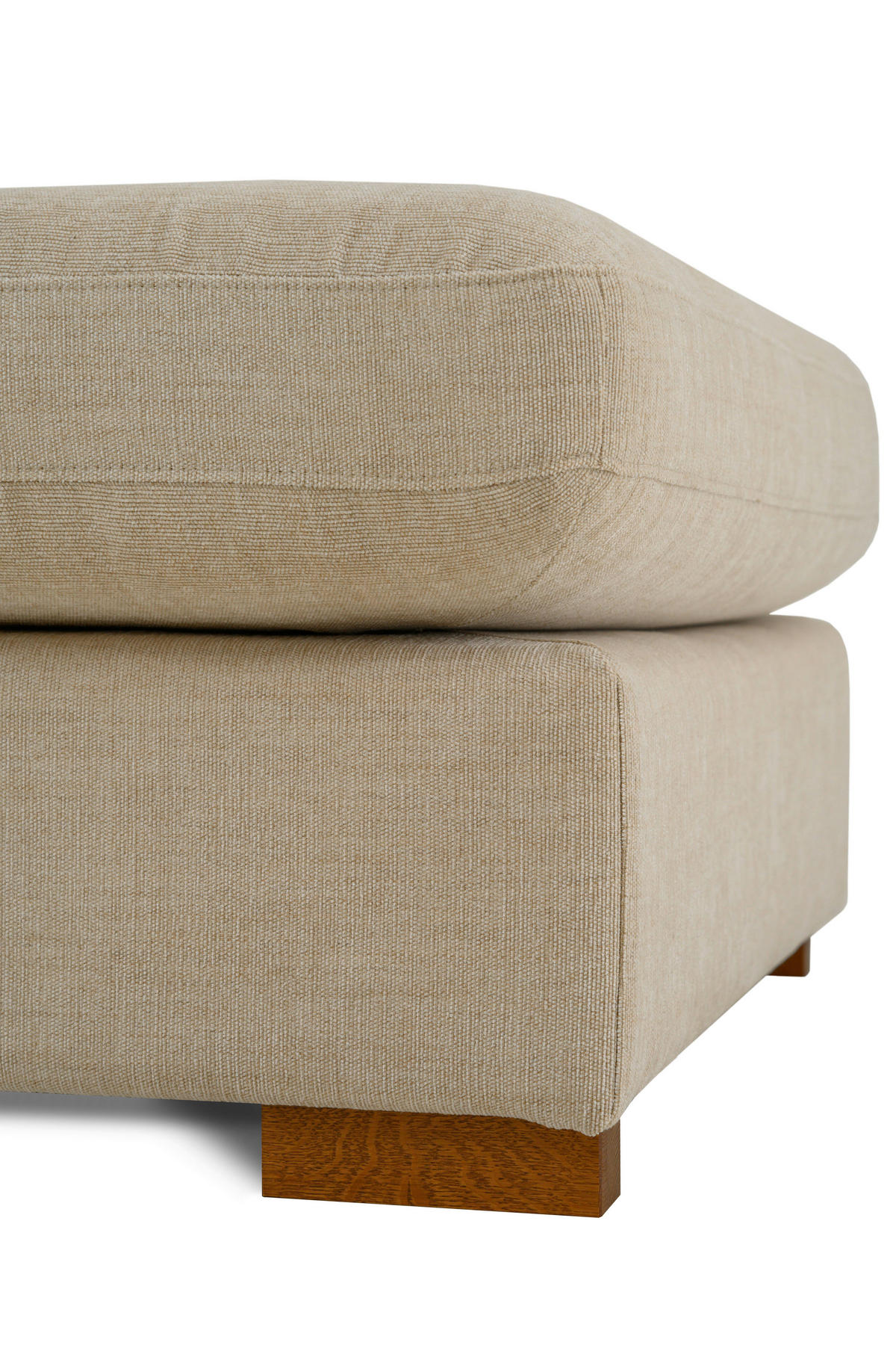 PALL i trä, metall, textil beige  - beige/brun, Klassisk, metall/trä (92/47/92cm) - Carryhome