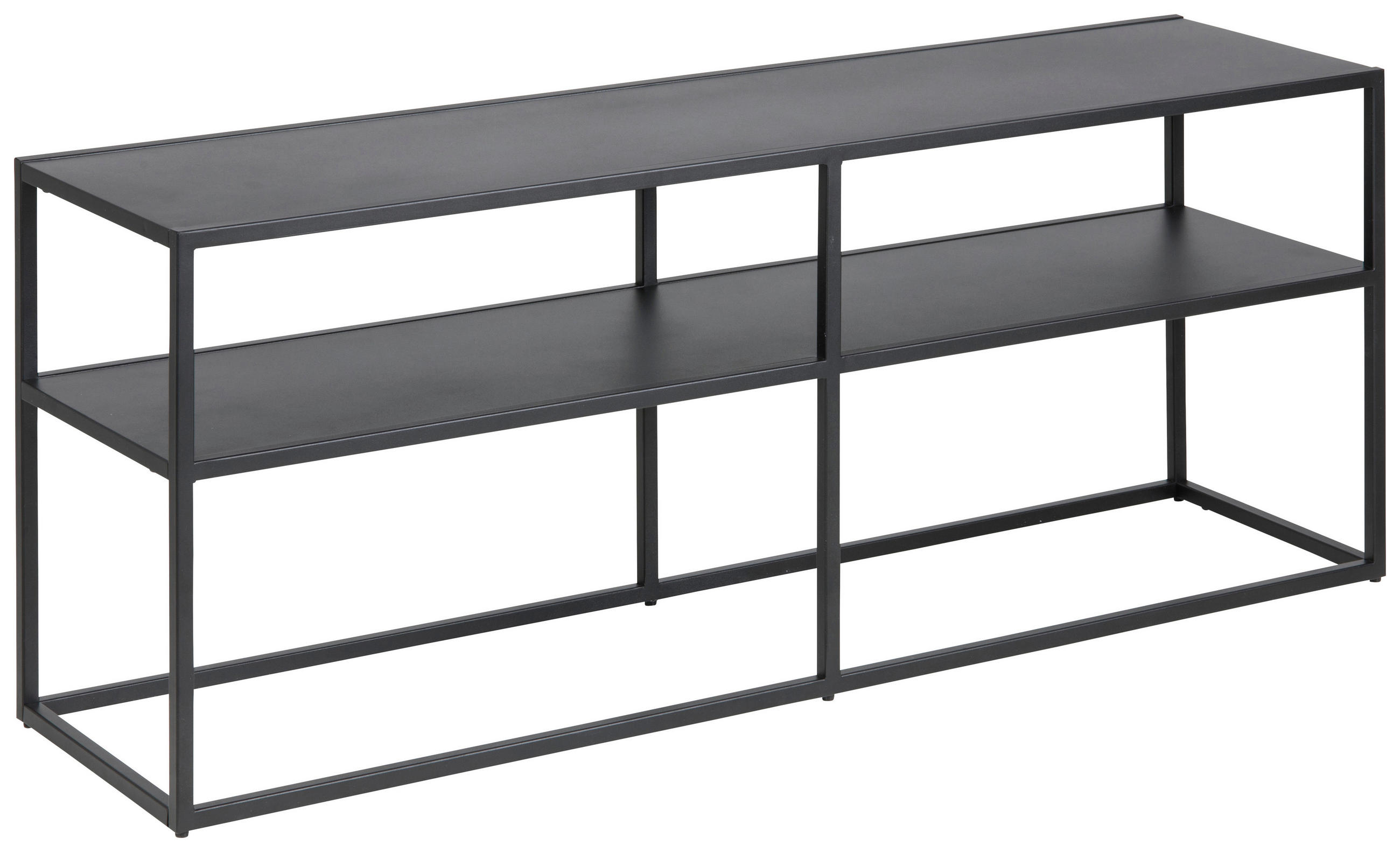 TV-ELEMENT črna  - črna, Trend, kovina (120/46/30cm) - MID.YOU