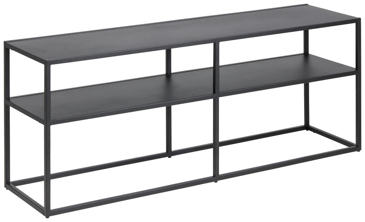 TV-ELEMENT črna  - črna, Trend, kovina (120/46/30cm) - MID.YOU