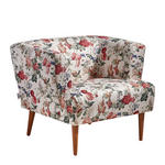 SESSEL Webstoff Multicolor    - Buchefarben/Multicolor, Design, Holz/Textil (85/71/80cm) - Ambia Home