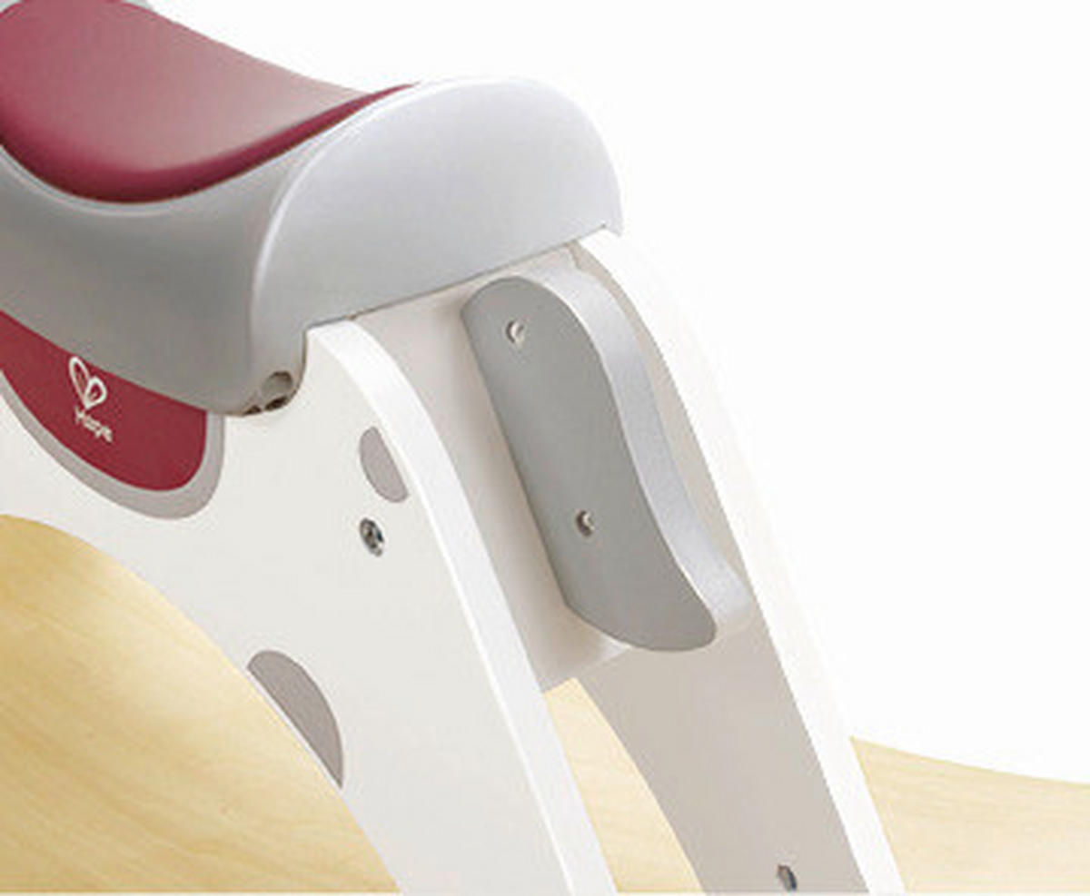 SCHAUKELPFERD - Rot/Buchefarben, Basics, Holz/Holzwerkstoff (70/41,8/30cm) - Hape