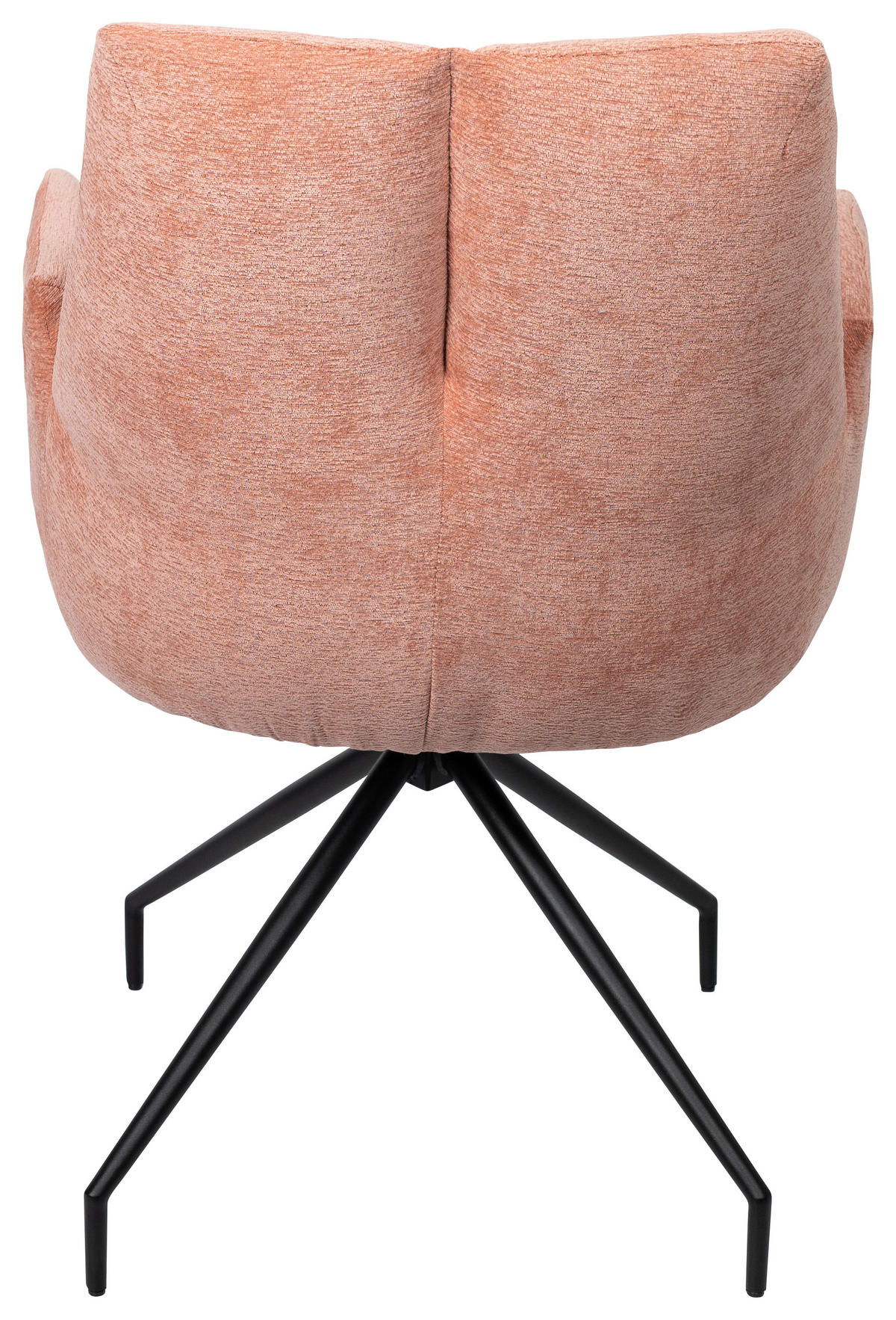 ARMLEHNSTUHL  in Schmiedeeisen Webstoff  - Schwarz/Rosa, Design, Textil/Metall (58/89,5/64cm) - Novel