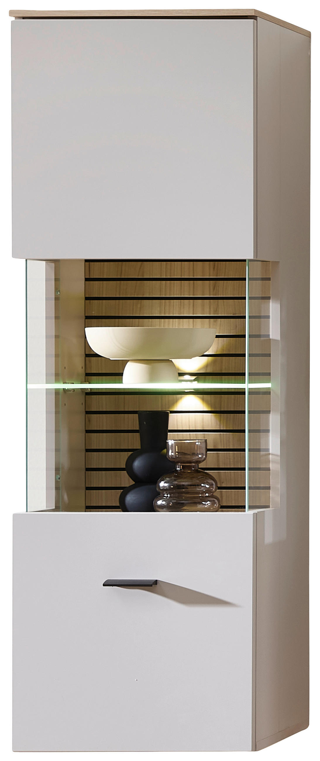 FALIVITRIN tölgyfa színű, kasmírszínű  - kasmírszínű/tölgyfa színű, Modern, faalapú anyag/fém (40/124/36cm) - Hom`in