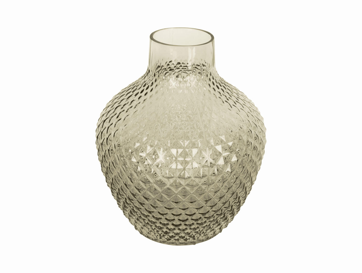 VASE 25 cm  - Grün, Trend, Glas (21/25/21cm) - Present Time