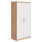 KOMMODE  in 72/148/36 cm  - Silberfarben/Eiche Wotan, KONVENTIONELL, Holzwerkstoff/Kunststoff (72/148/36cm) - Xora