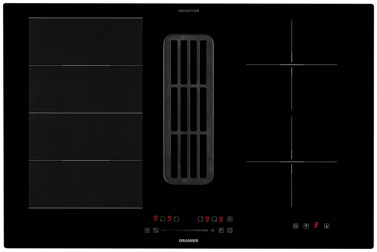 BACKOFENSET CLS910  - Schwarz, Basics, Glas/Metall (59,6/59,5/56,9cm) - Oranier