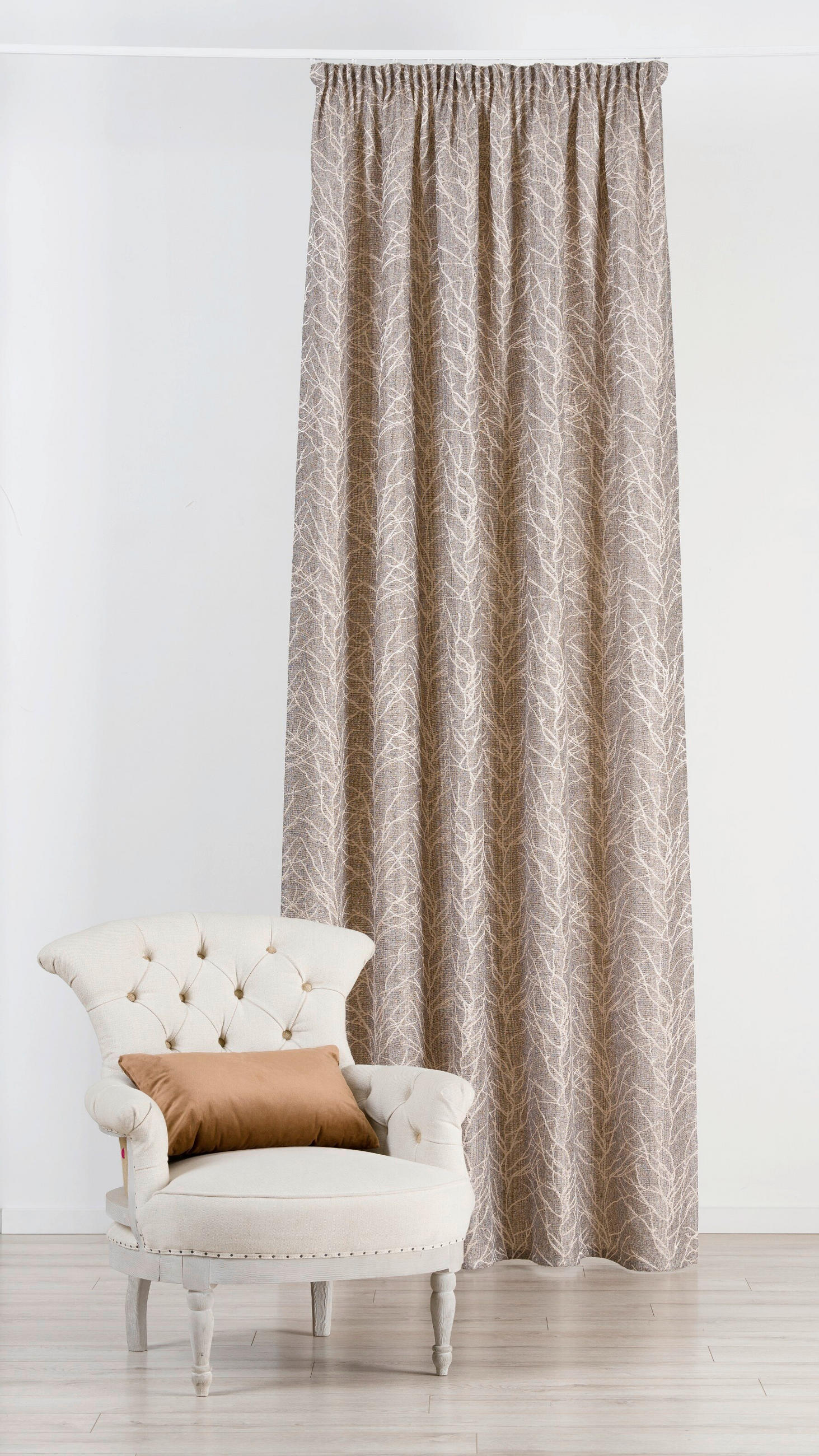 MATERIAL PERDELE ȘI DRAPERII obscuritate  - gri, Basics, textil (45/140cm)
