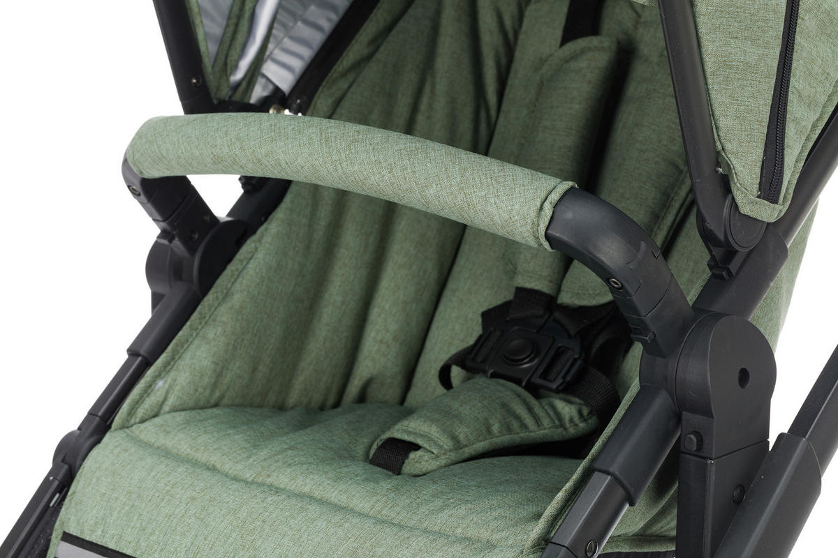 SET DJEČJIH KOLICA  JAGUAR  - zelena/crna, Basics, tekstil/metal (50/45/85cm) - Fillikid