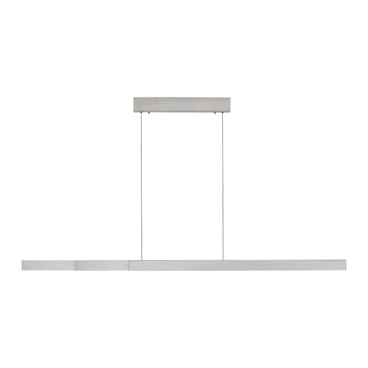 LED-HÄNGELEUCHTE 179/5,8/180 cm    - Alufarben, Design, Metall (179/5,8/180cm) - Paul Neuhaus