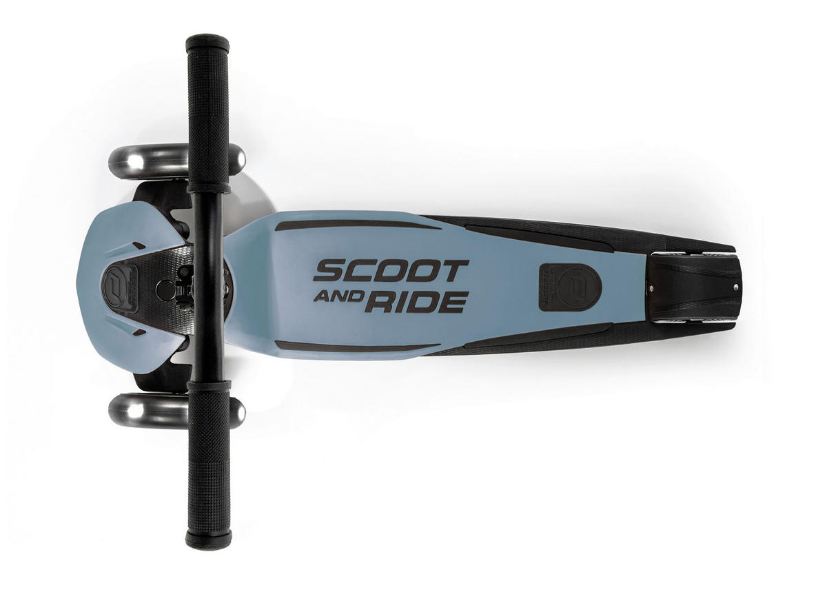 KINDERSCOOTER HIGHWAYKICK 5 LED  - Blau/Schwarz, Trend, Kunststoff/Metall (25/79/60cm) - Scoot and Ride