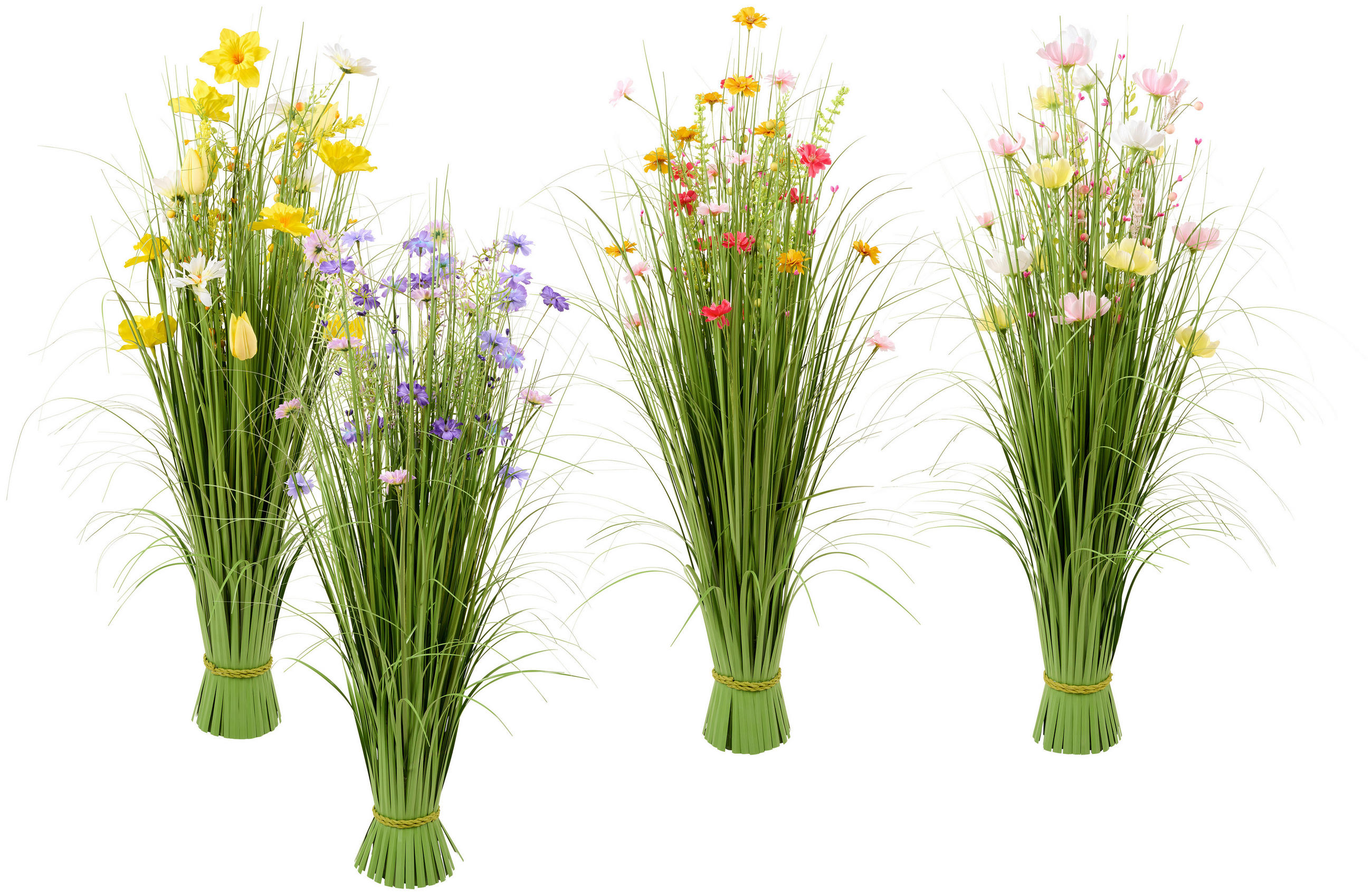 DEKORATIONSGRÄS - lila/vit, Lifestyle, metall/plast (100cm)