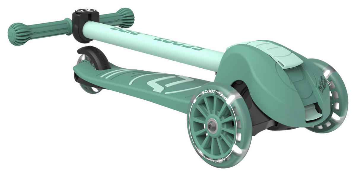 KINDERSCOOTER Highwaykick 3 S  - Waldgrün, Trend, Kunststoff (27/58/57,5cm) - Scoot and Ride